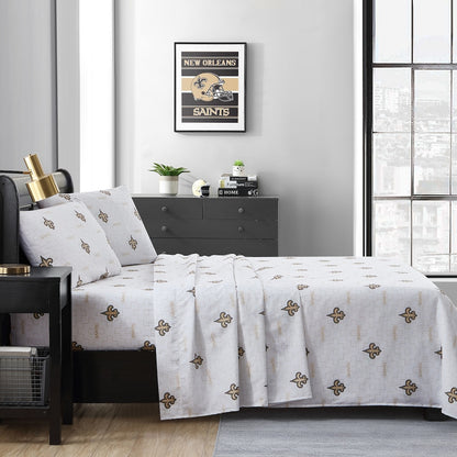 New Orleans Saints queen full sheet set