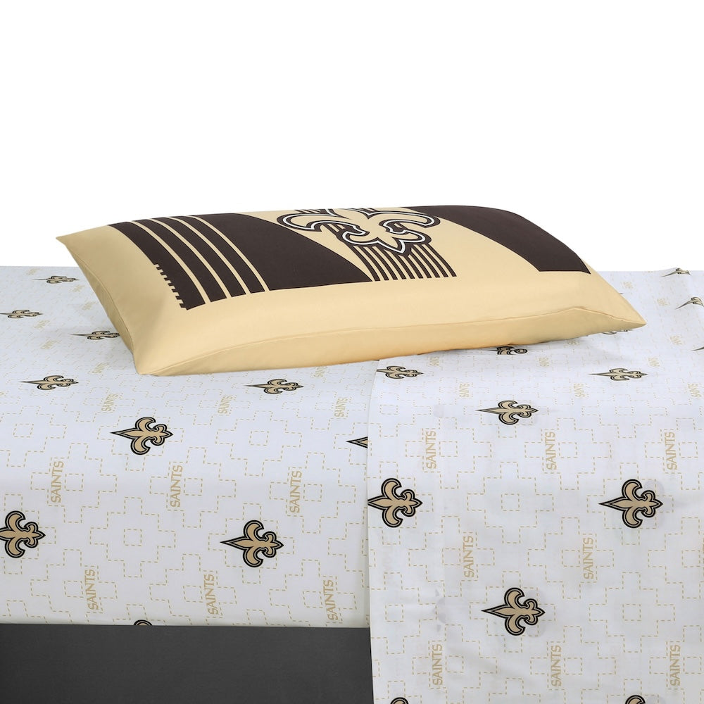 New Orleans Saints twin bedding set sheets