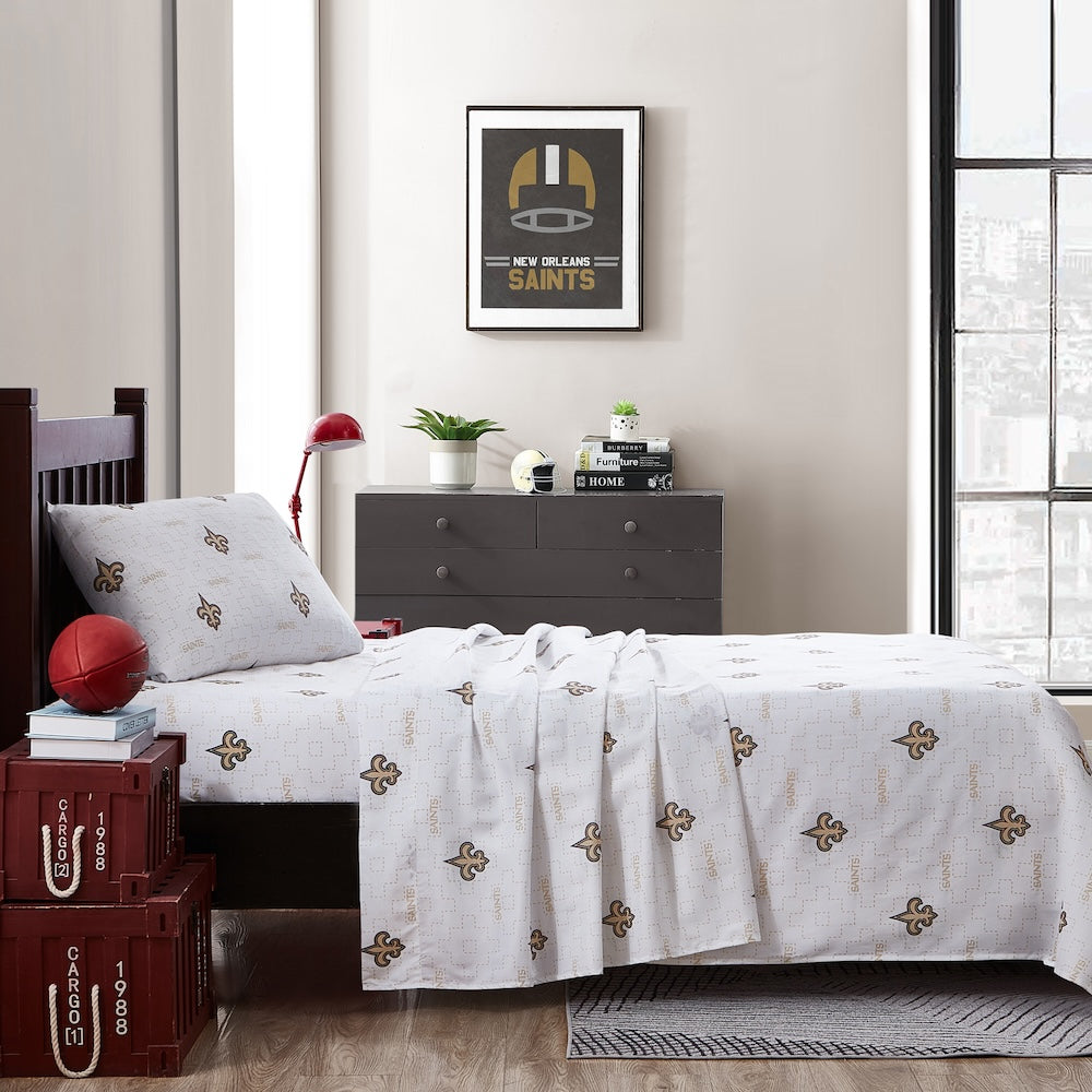 New Orleans Saints bedsheets