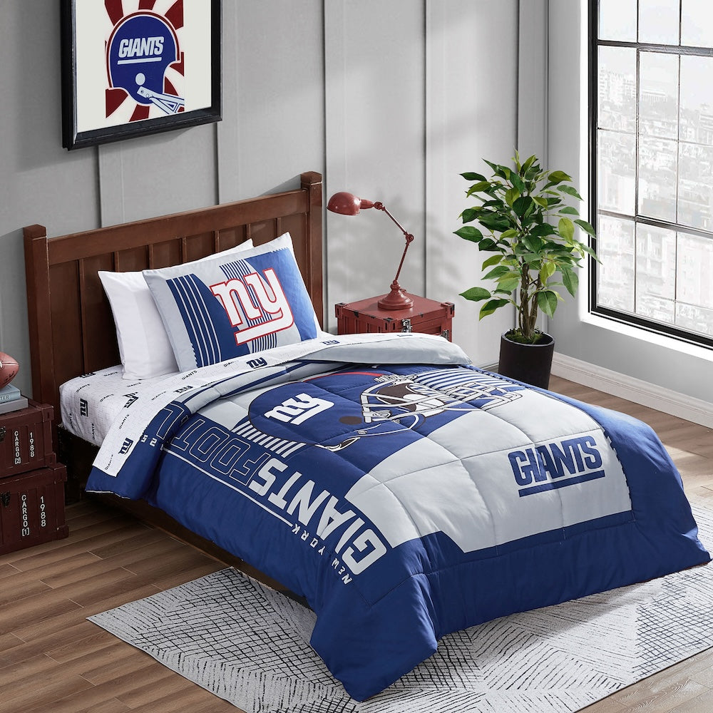 New York Giants twin size bed in a bag