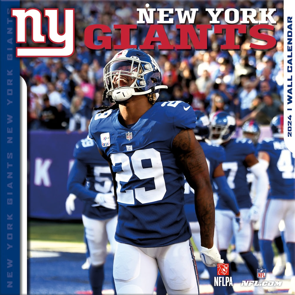 Buy NFL New York Giants 2024 Photo Team Wall Calendar ProFootballStuff