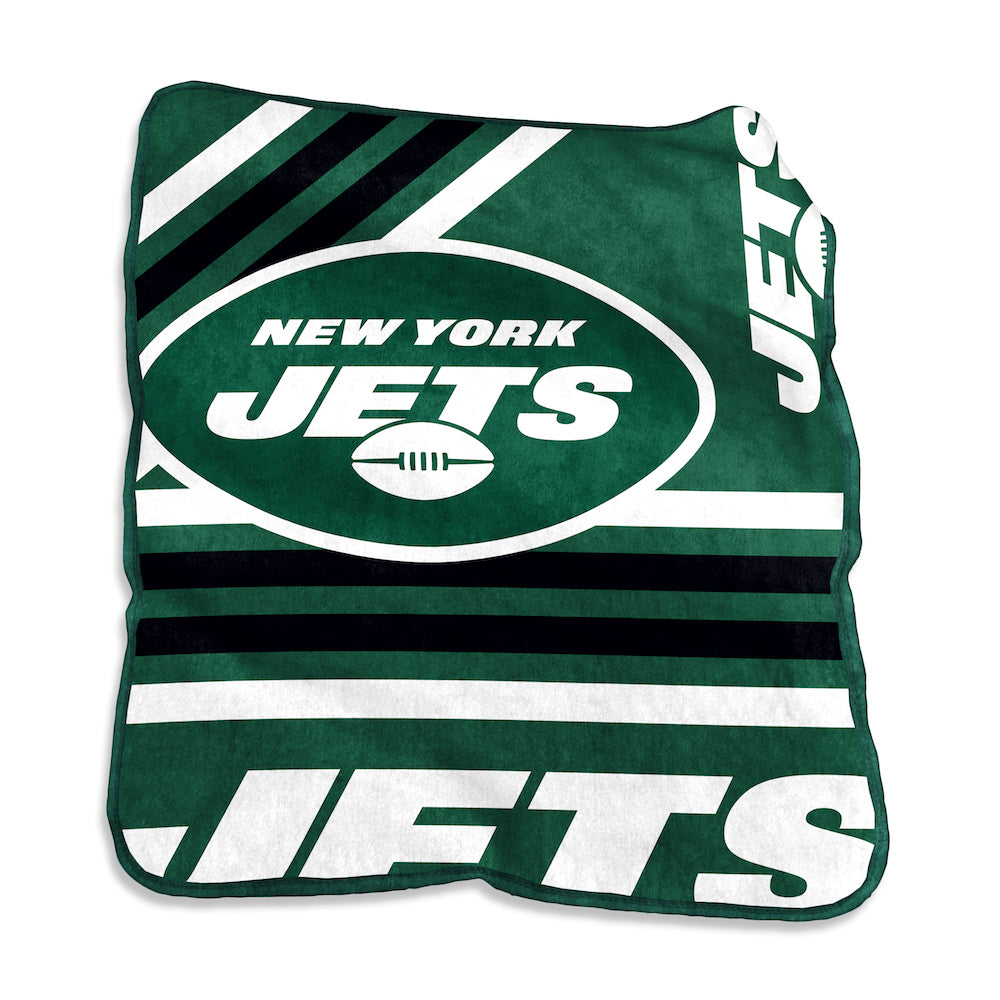 New York Jets Raschel throw blanket