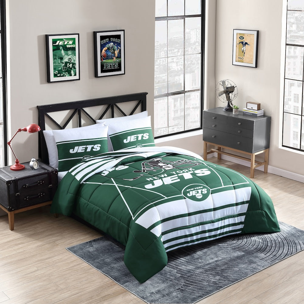 New York Jets queen size comforter set