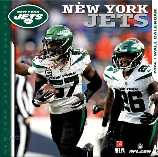 New York Jets Team Photos Wall Calendar