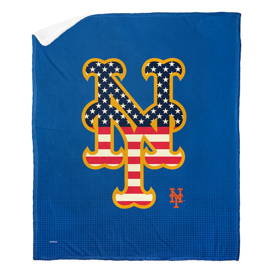 New York Mets CELEBRATE Sherpa Blanket
