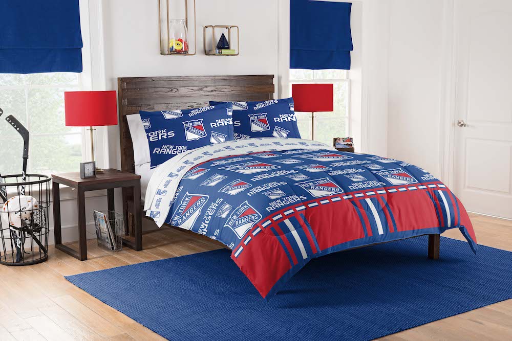 Buy NHL New York Rangers Bed in a Bag - Full size – ProFootballStuff