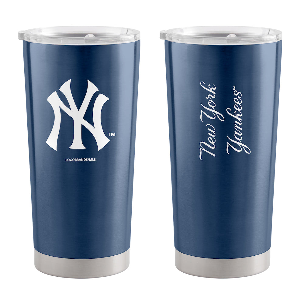 New York Yankees 20 oz stainless steel travel tumbler