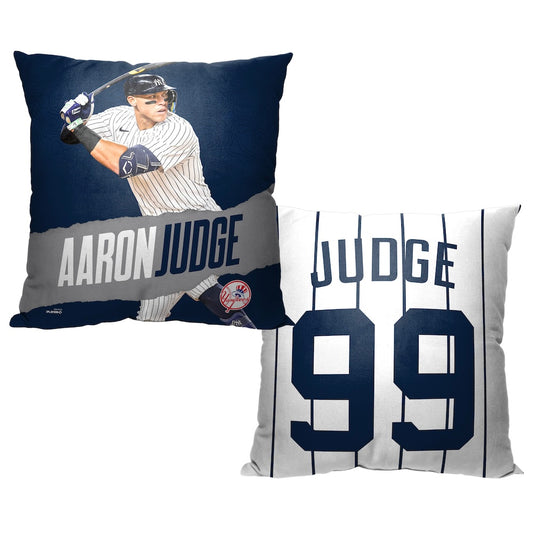 New York Yankees Aaron Judge throw pillow