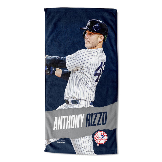 New York Yankees color block beach towel