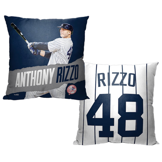 New York Yankees Anthony Rizzo throw pillow