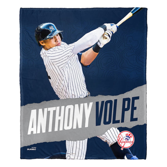 New York Yankees Anthony Volpe silk touch throw blanket
