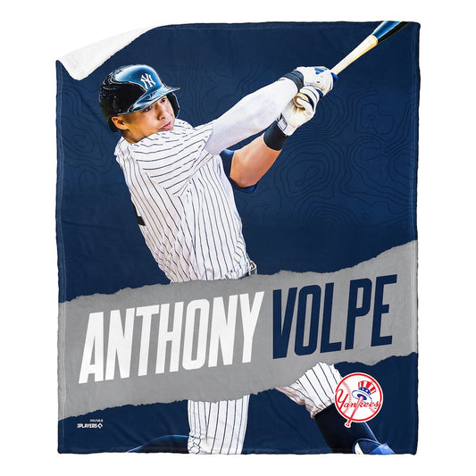 New York Yankees Anthony Volpe Sherpa Blanket