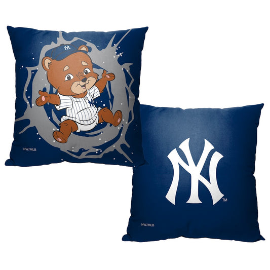 New York Yankees MASCOT throw pillow