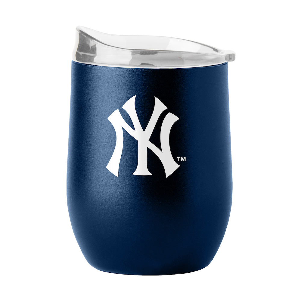 New York Yankees curved drink tumbler