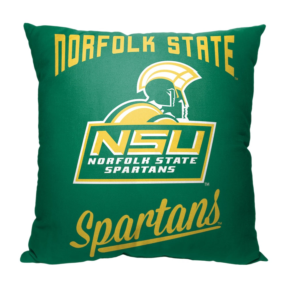Norfolk State Spartans OFFICIAL throw pillow
