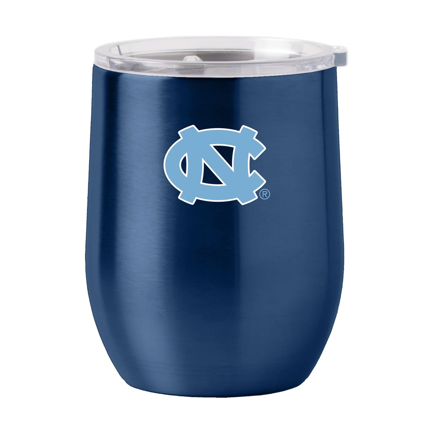 North Carolina Tar Heels stainless steel curved drink tumbler