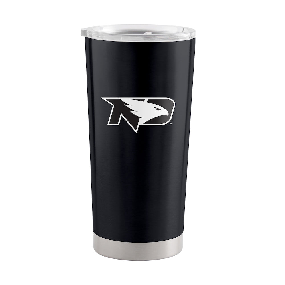 North Dakota Fighting Hawks 20 oz stainless steel travel tumbler