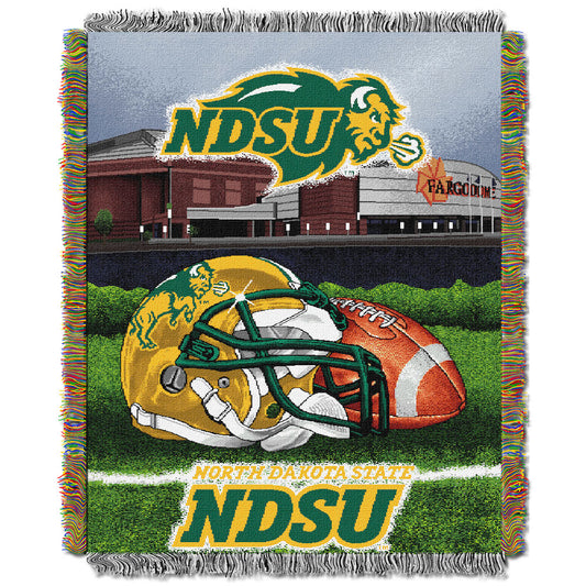North Dakota State Bison woven home field tapestry