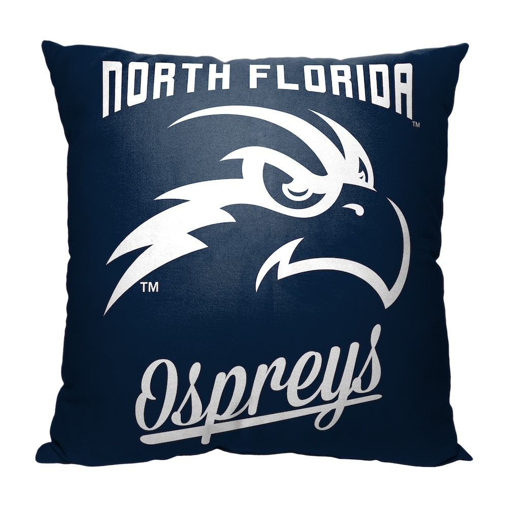North Florida Ospreys OFFICIAL throw pillow
