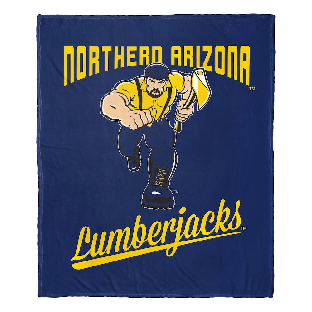 Northern Arizona Lumberjacks official silk touch throw blanket