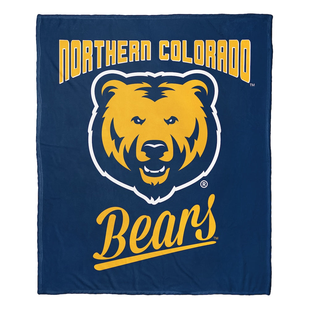 Northern Colorado Bears official silk touch throw blanket