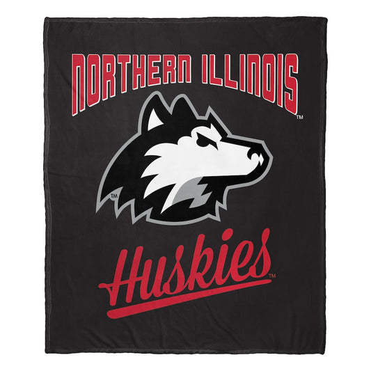 Northern Illinois Huskies official silk touch throw blanket