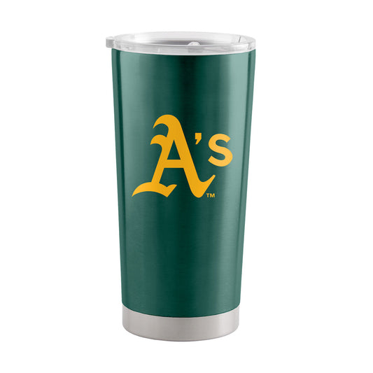 Oakland A's 20 oz stainless steel travel tumbler