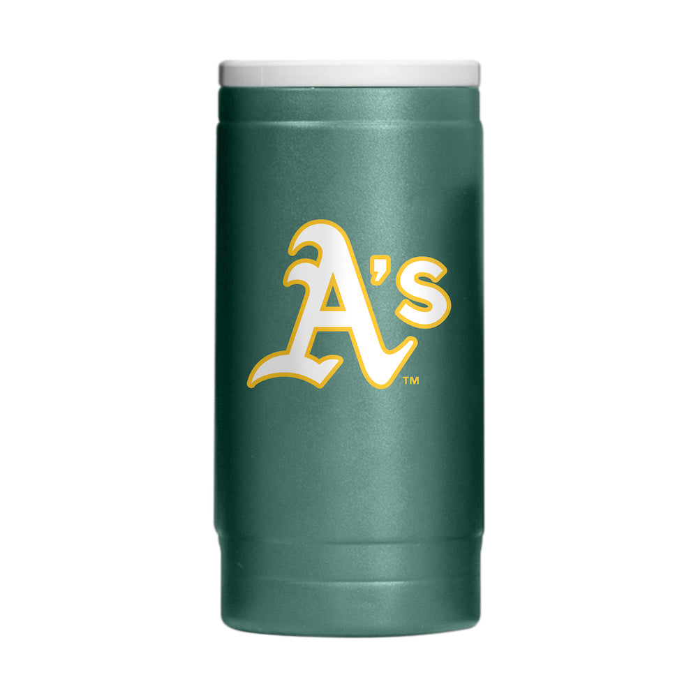 Oakland A's slim can cooler