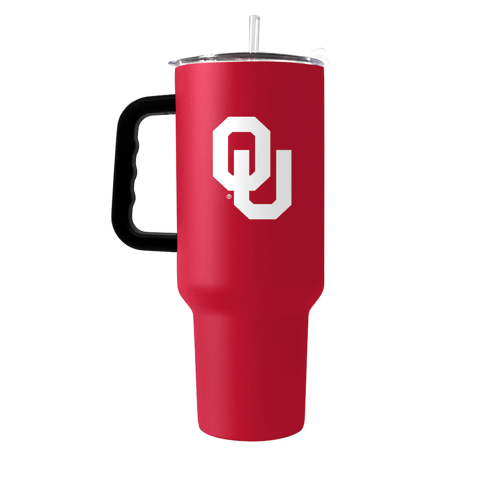 Oklahoma Sooners 40 oz travel tumbler