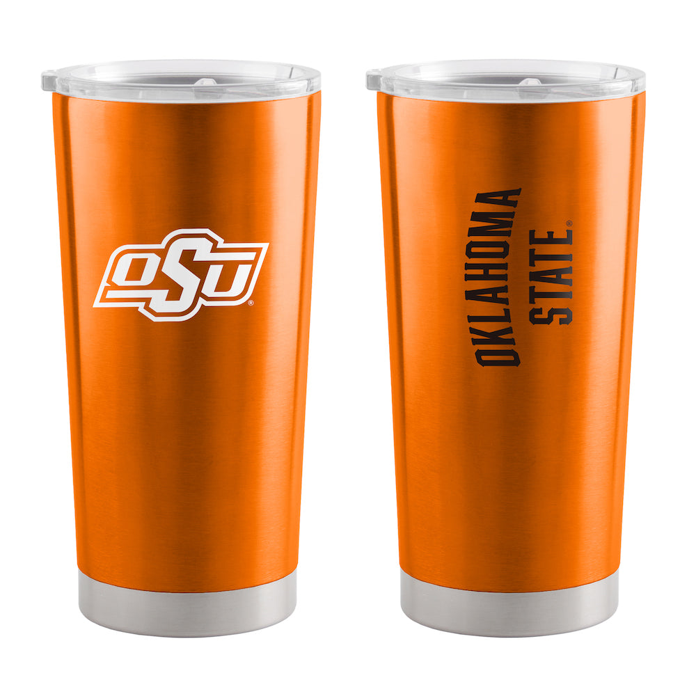 Oklahoma State Cowboys 20 oz stainless steel travel tumbler