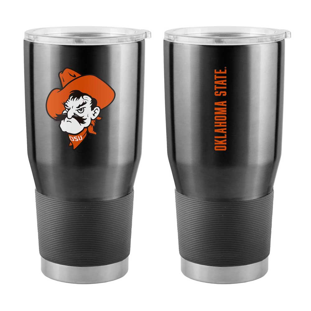 Oklahoma State Cowboys 30 oz stainless steel travel tumbler