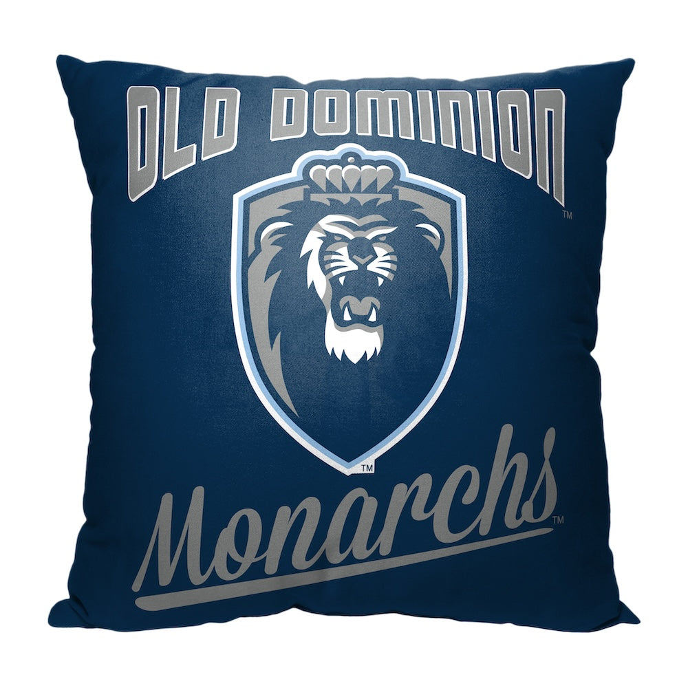 Old Dominion Monarchs OFFICIAL throw pillow