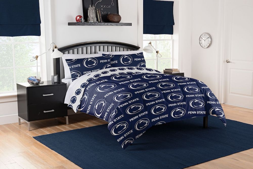 Penn State Nittany Lions queen size bed in a bag