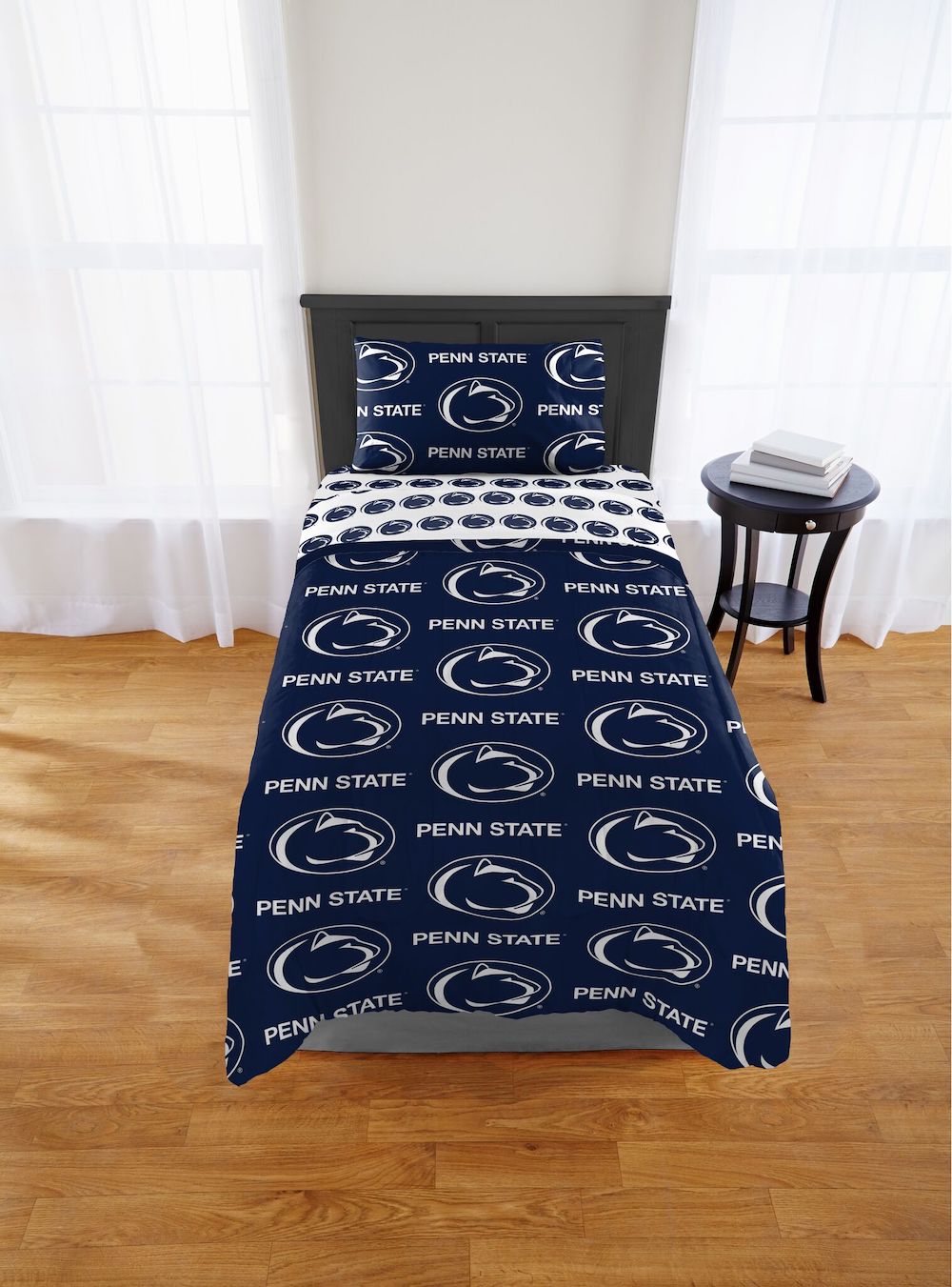 Penn State Nittany Lions twin size bed in a bag