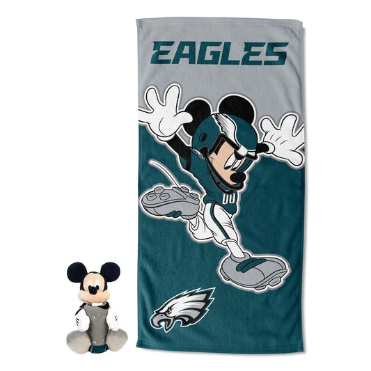 Philadelphia Eagles Mickey Mouse Hugger and Towel