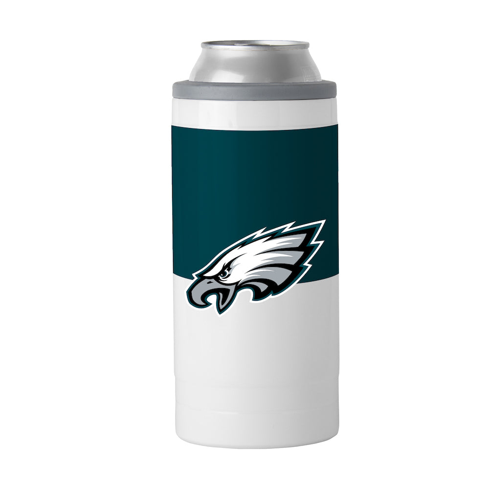 Philadelphia Eagles colorblock slim can coolie