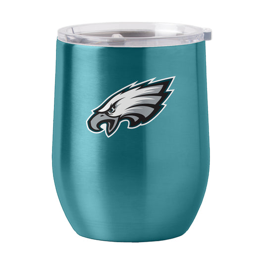 Philadelphia Eagles stainless steel curved drink tumbler