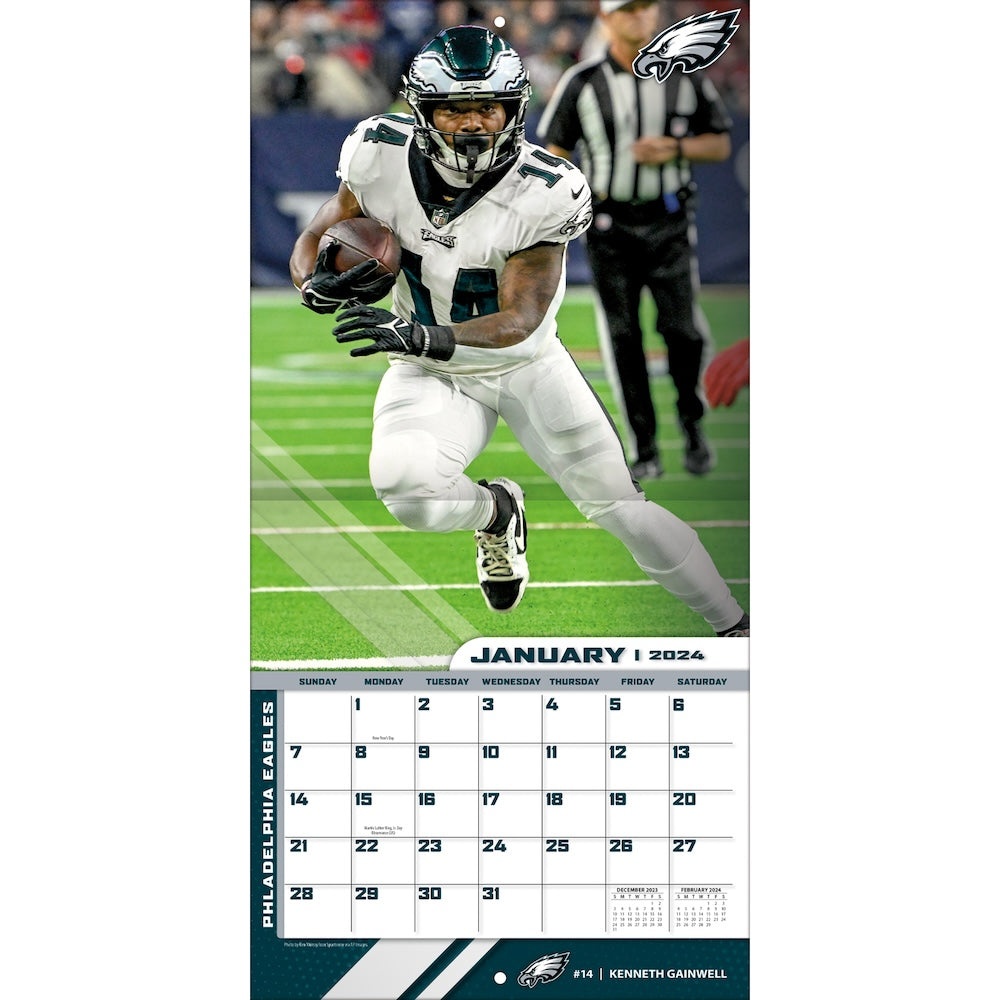 Buy NFL Philadelphia Eagles 2024 Photo Team Wall Calendar