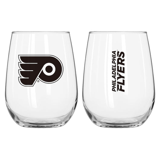 Philadelphia Flyers Stemless Wine Glass
