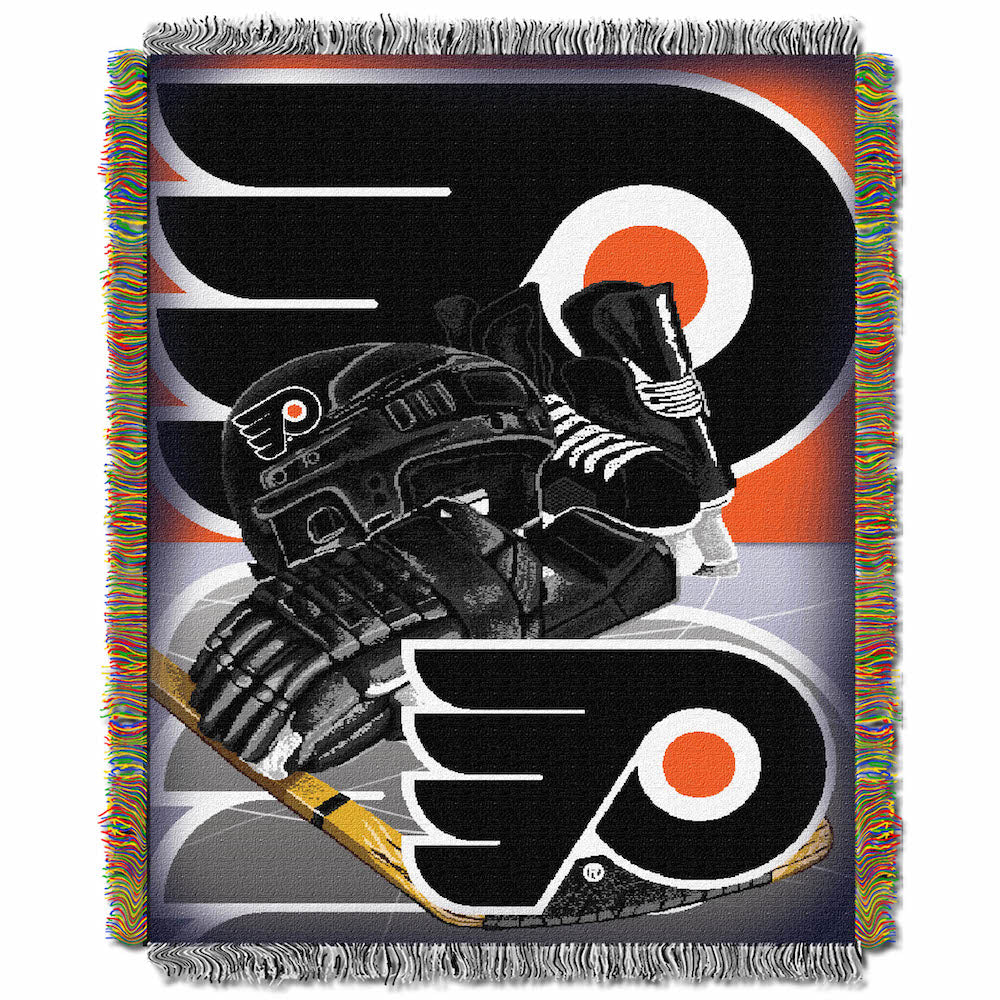 Philadelphia Flyers woven home ice tapestry