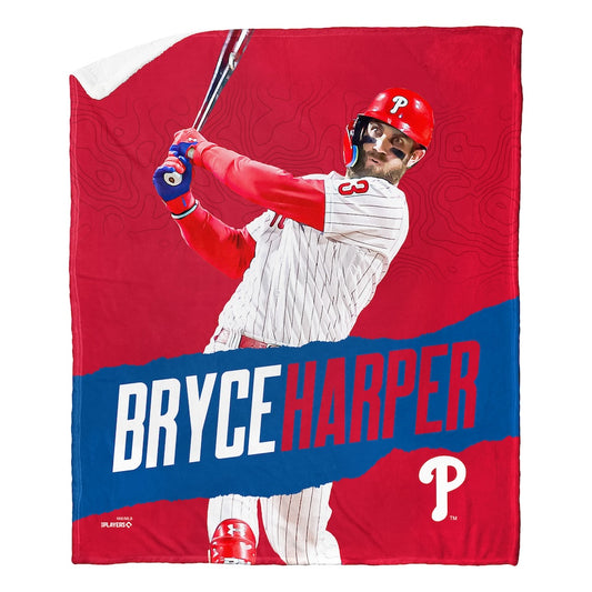 Philadelphia Phillies Bryce Harper Sherpa Blanket