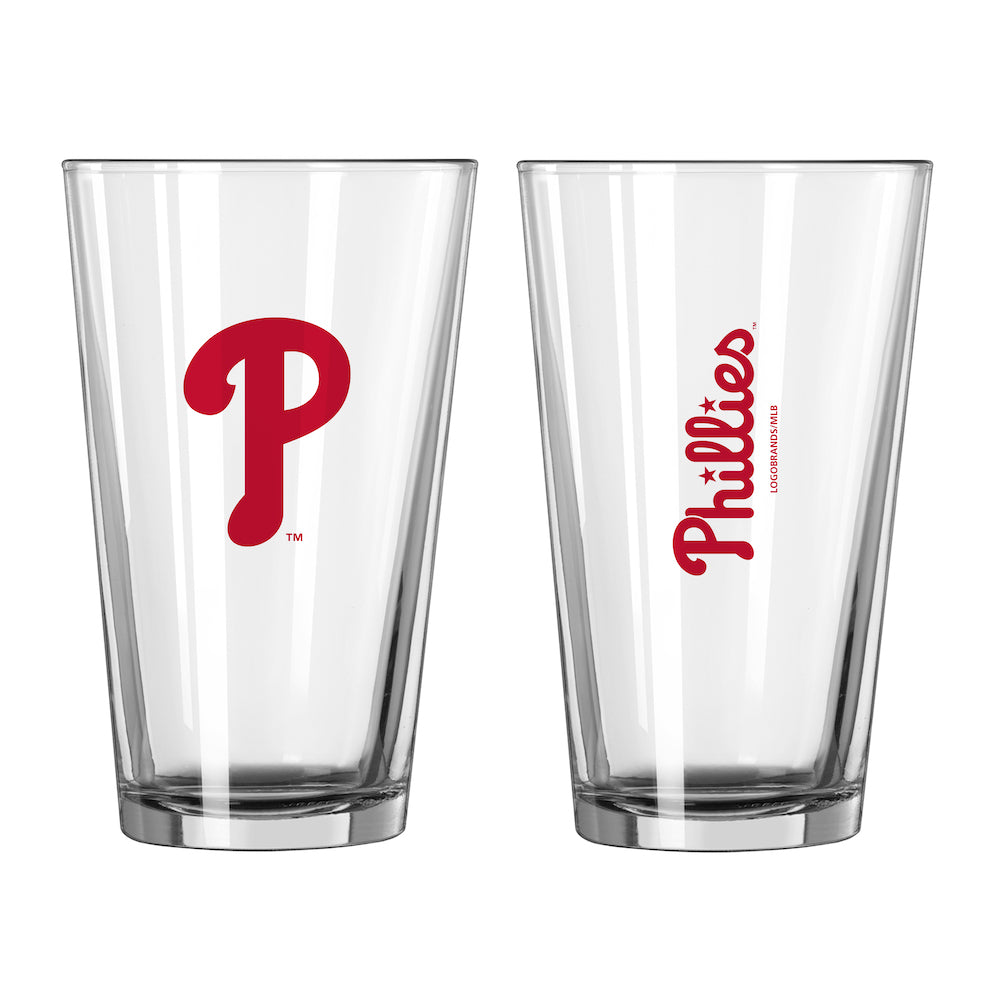 Philadelphia Phillies pint glass