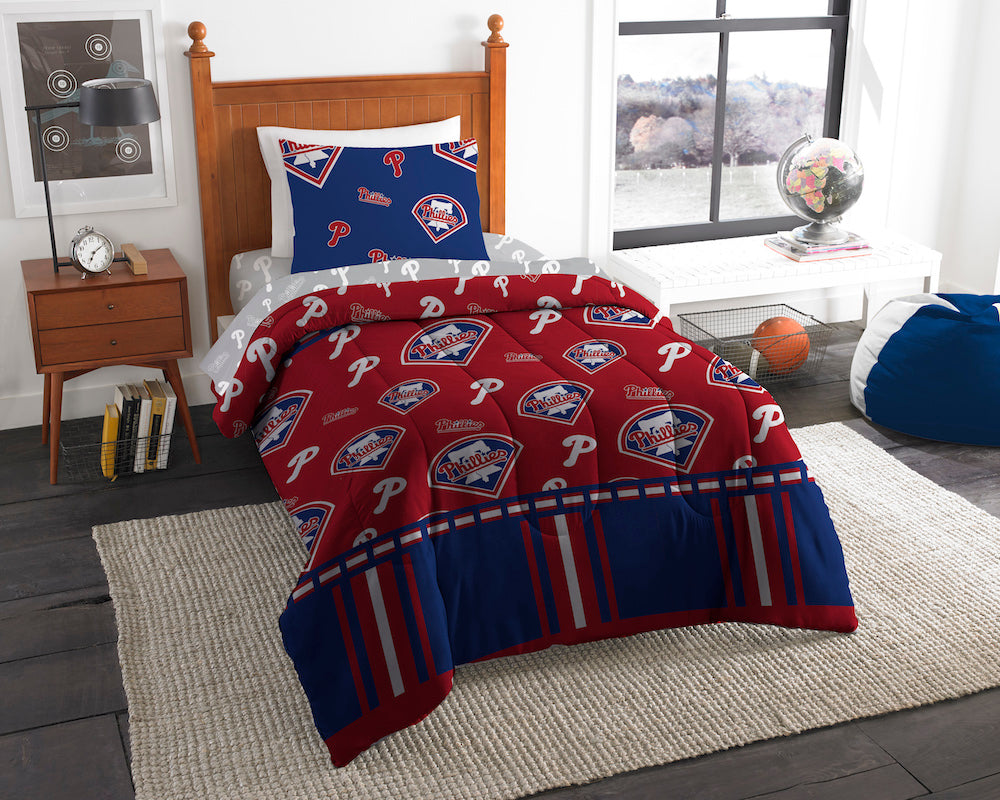 Philadelphia Phillies twin size bed in a bag