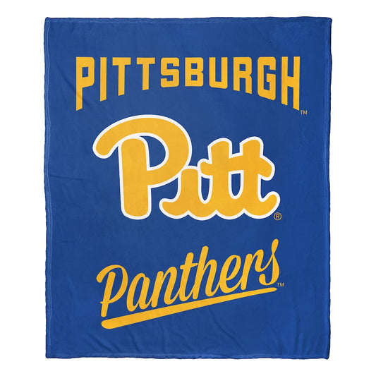 Pittsburgh Panthers official silk touch throw blanket