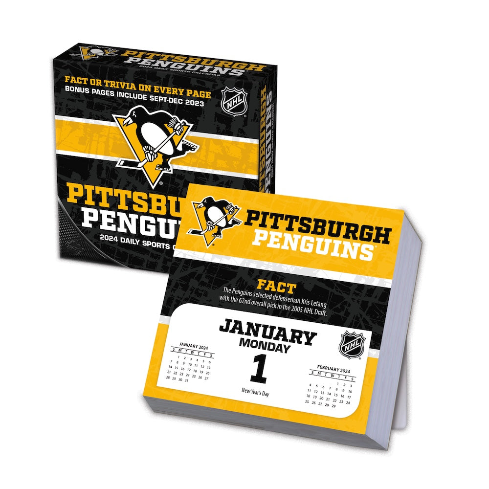 Buy NHL Pittsburgh Penguins 2024 PageADay Desk Calendar