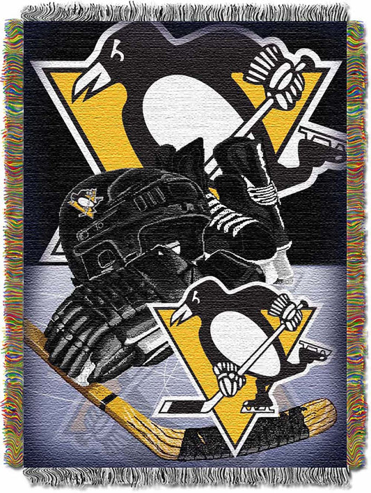 Pittsburgh Penguins woven home ice tapestry