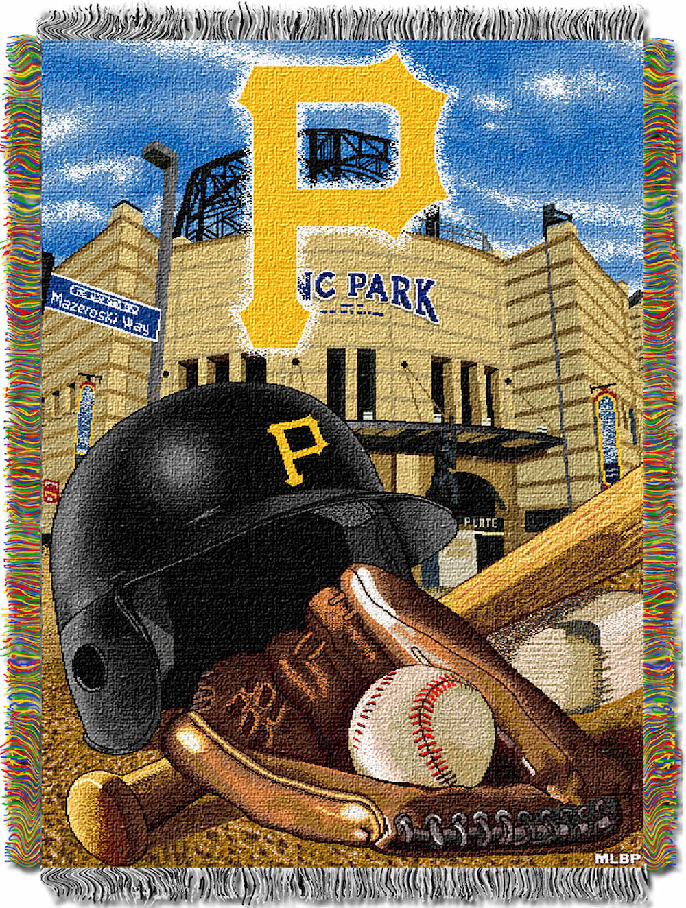 Pittsburgh Pirates woven home field tapestry