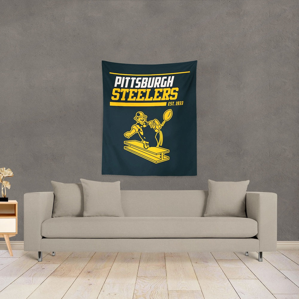 Pittsburgh Steelers Premium Throwback Wall Hanging 3