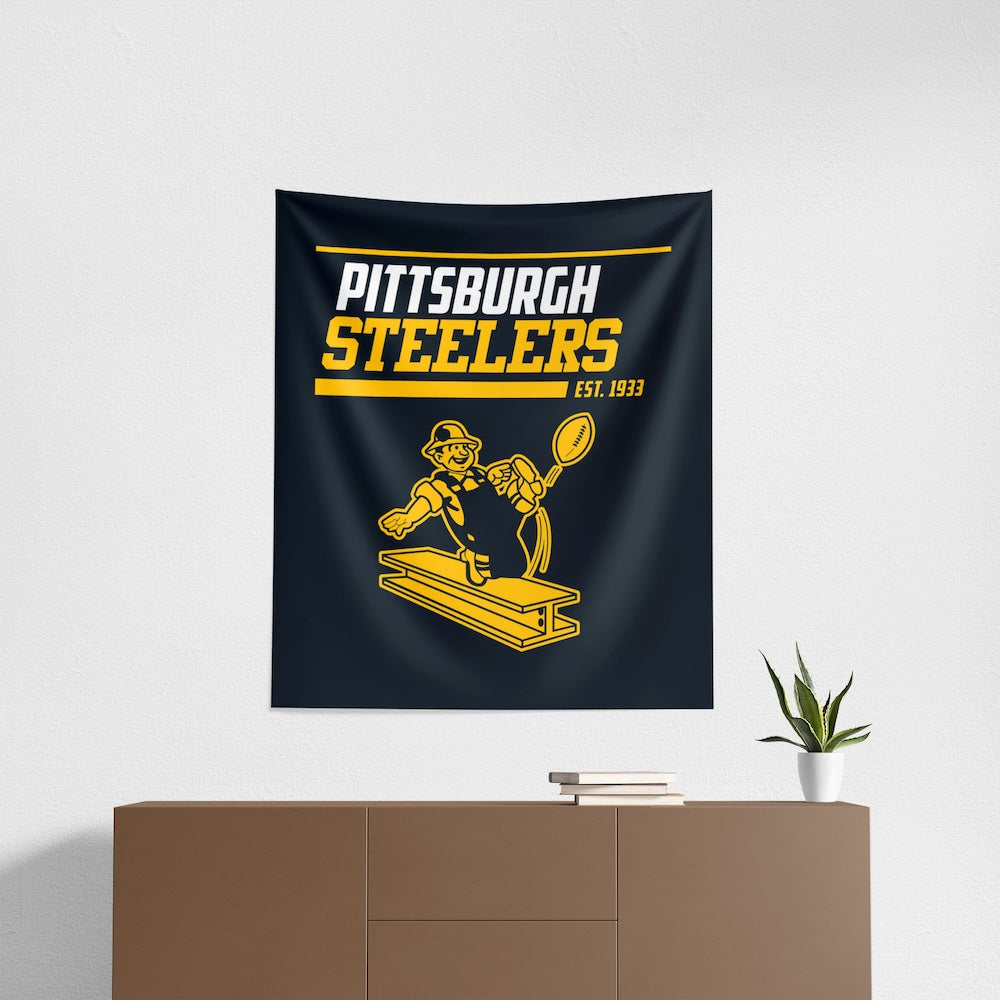 Pittsburgh Steelers Premium Throwback Wall Hanging