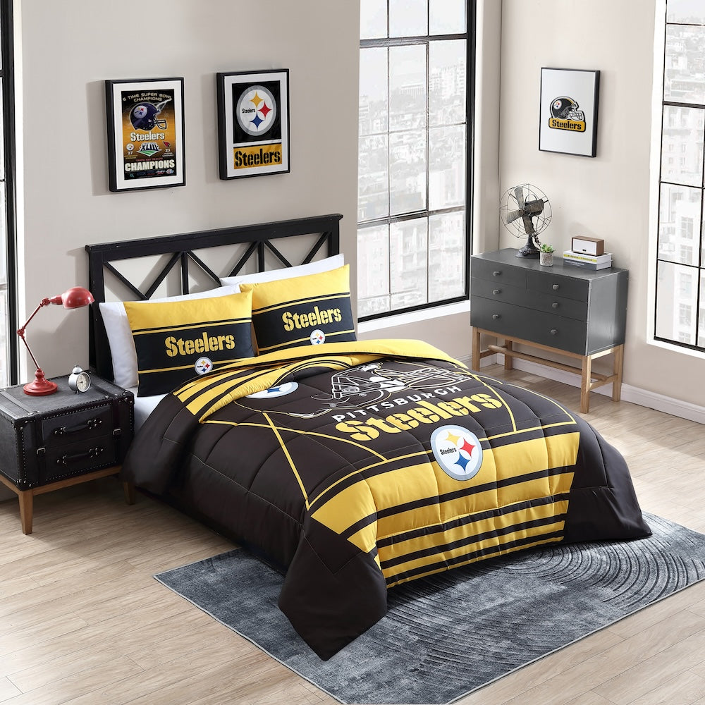 Pittsburgh Steelers queen size comforter set